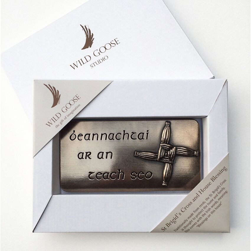 St Brigid's Cross and House Blessing Plaque