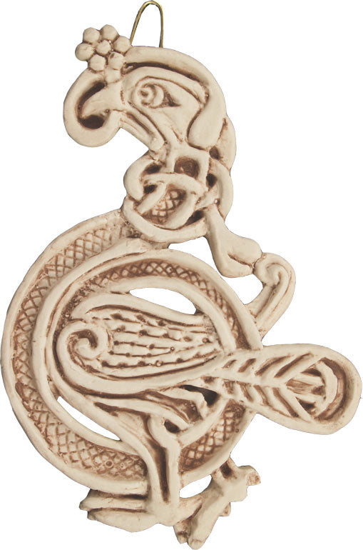 Book of Kells Ornate Bird Ornament