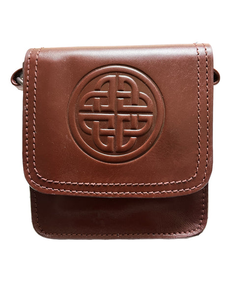 Celtic Knot Women's Leather Shoulder Bag