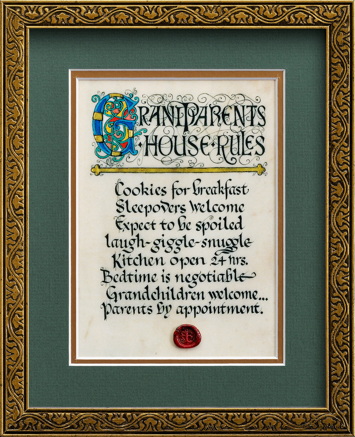 Grandparents House Rules