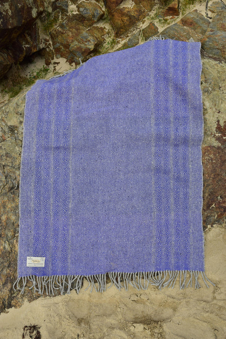 Undulating Twill Handwoven Throw Blanket