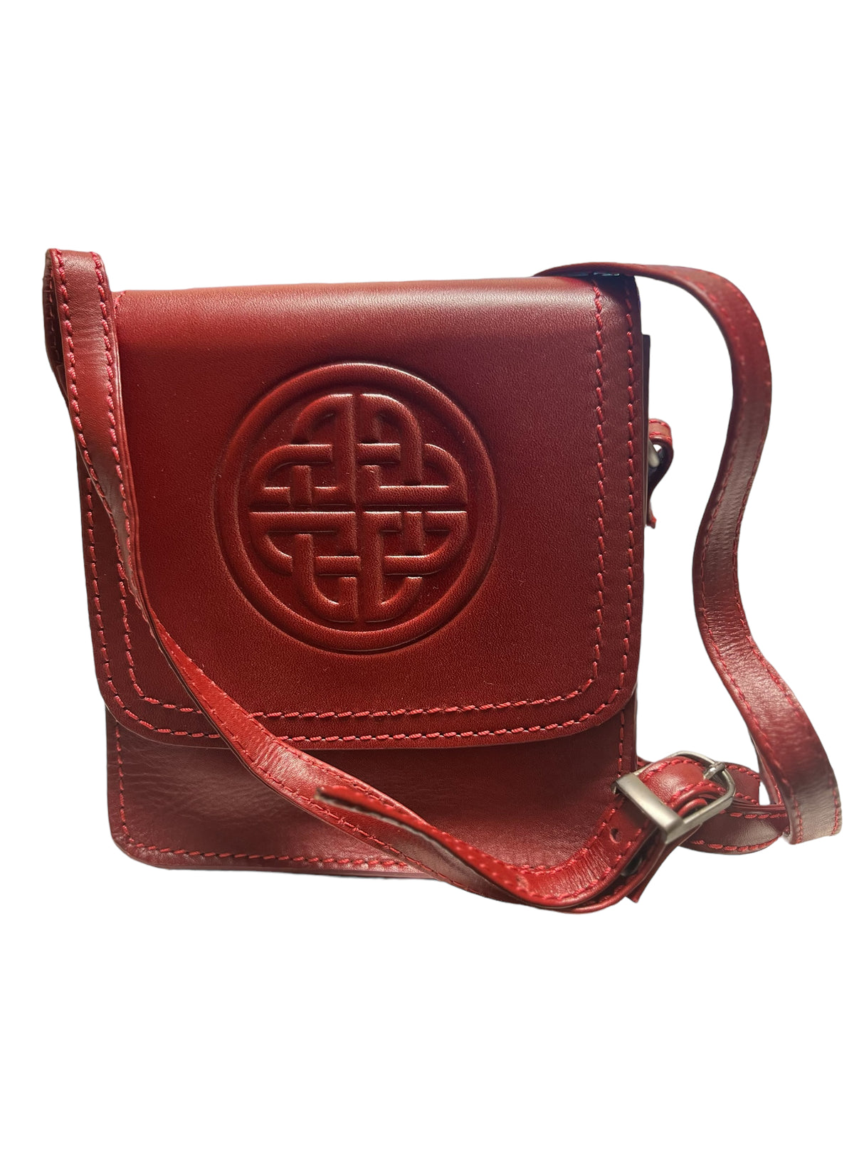 Celtic Knot Women's Leather Shoulder Bag