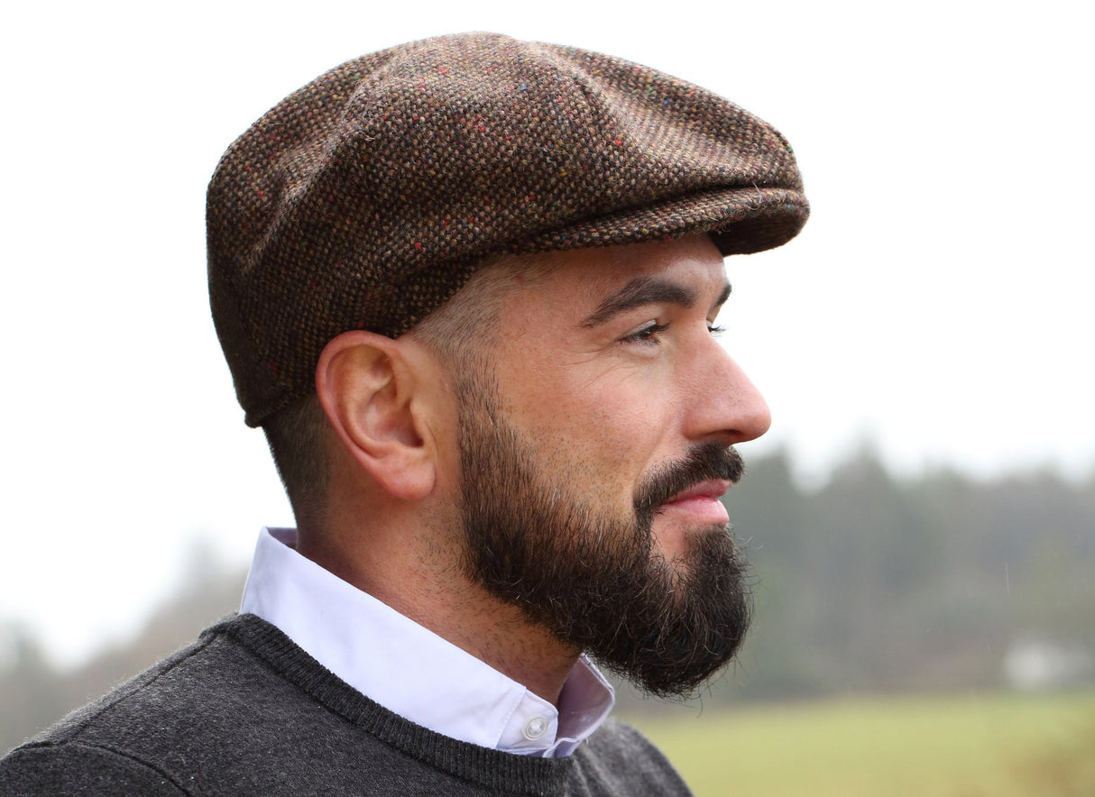 Irish Tweed Eight Piece Cap