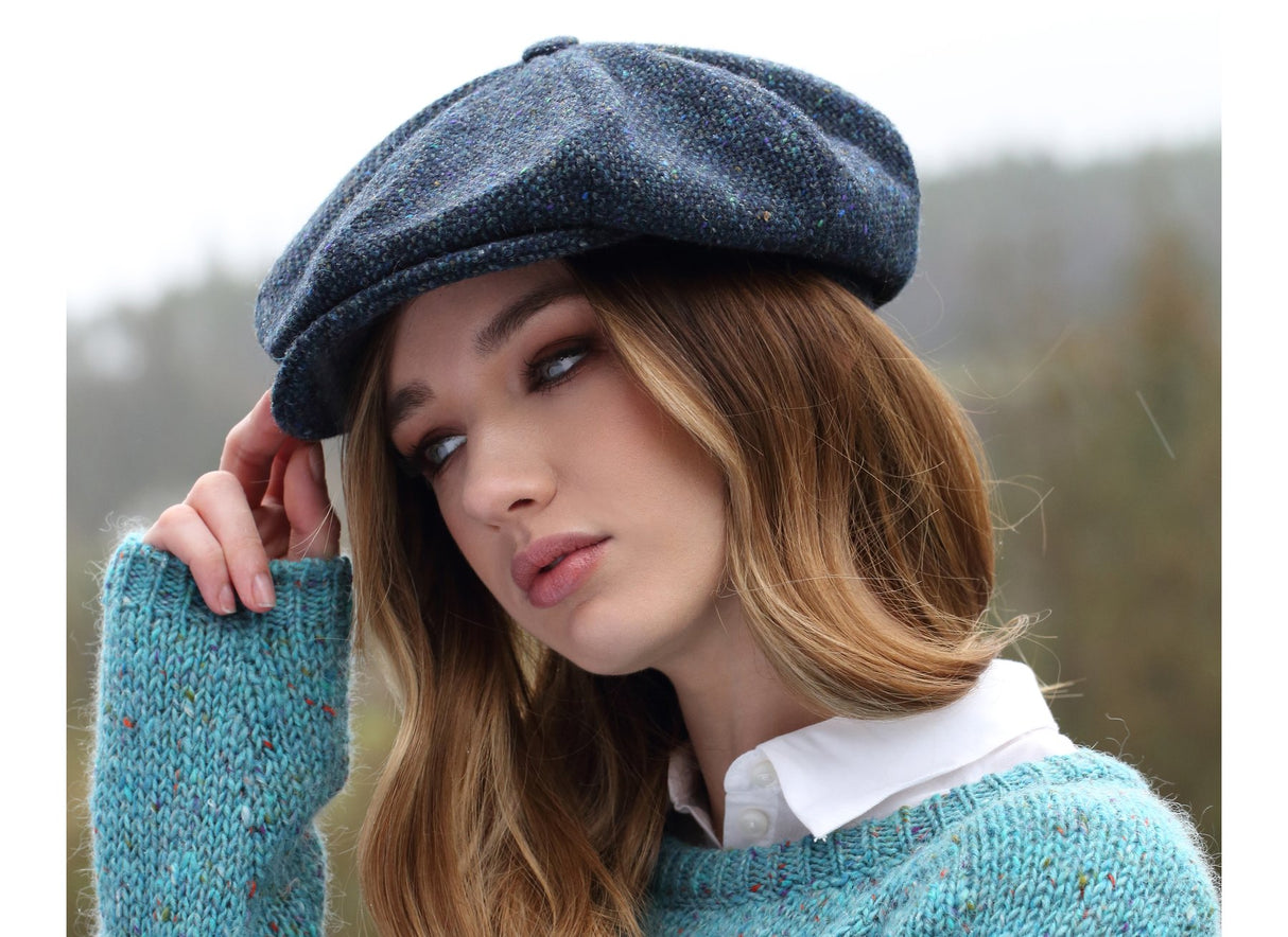 Irish Tweed Eight Piece Cap