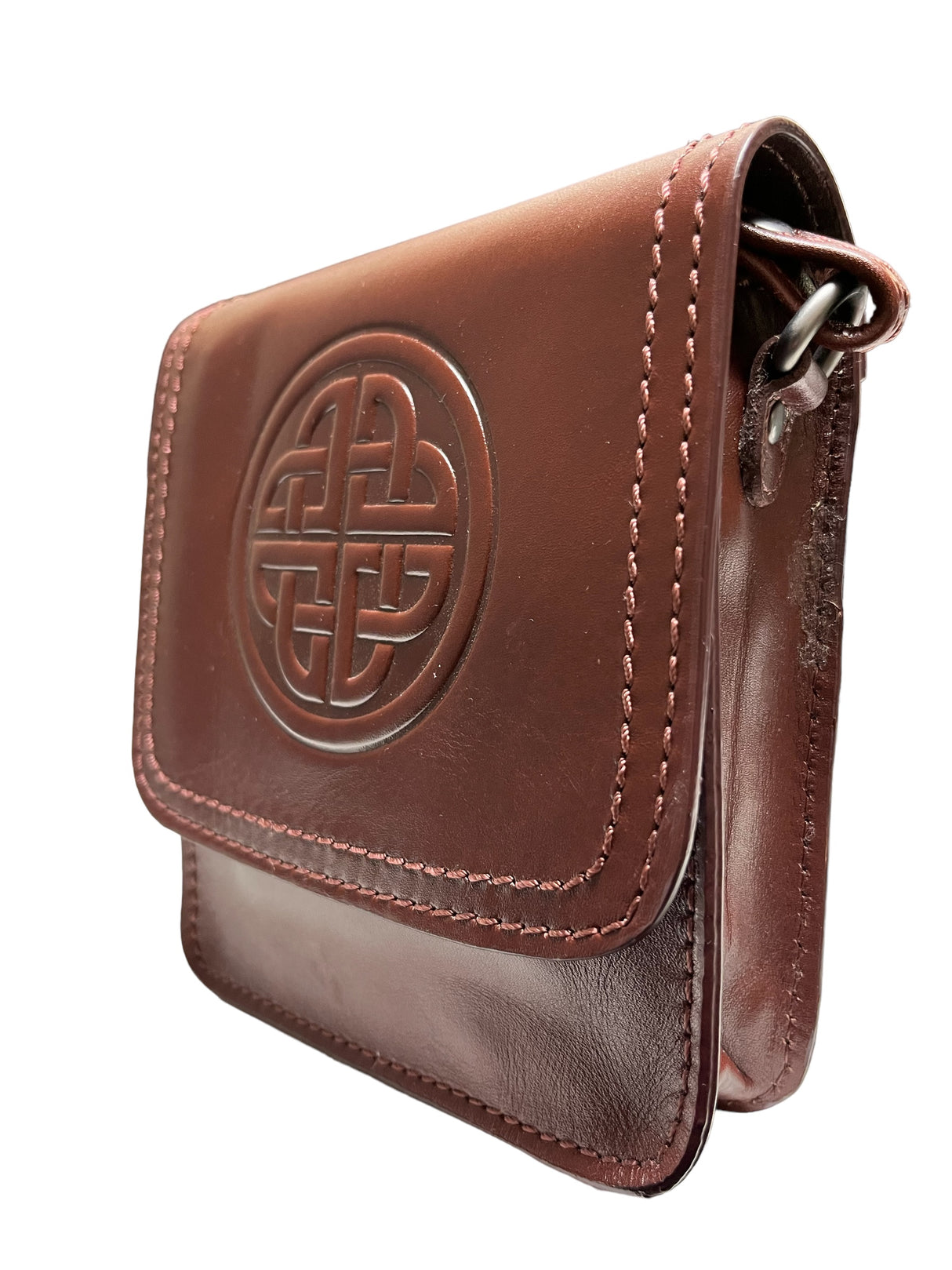 Celtic Knot Women's Leather Shoulder Bag