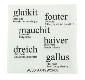 Scottish Themed Paper Napkins