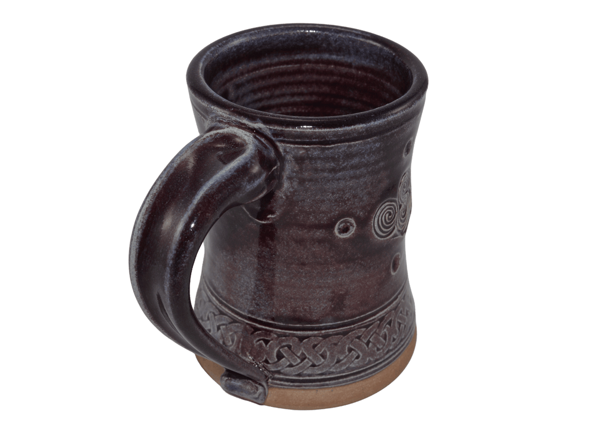Hand Made Irish Pottery Celtic Knotwork Beer Steins
