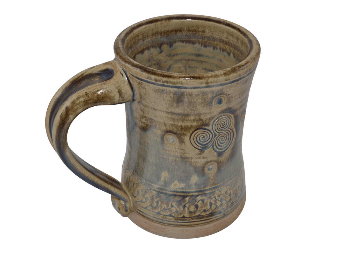 Hand Made Irish Pottery Celtic Knotwork Beer Steins