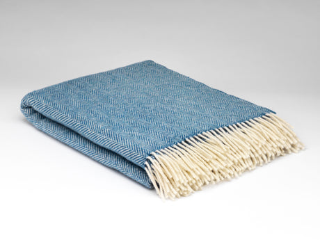Irish Merino Wool Herringbone Throws