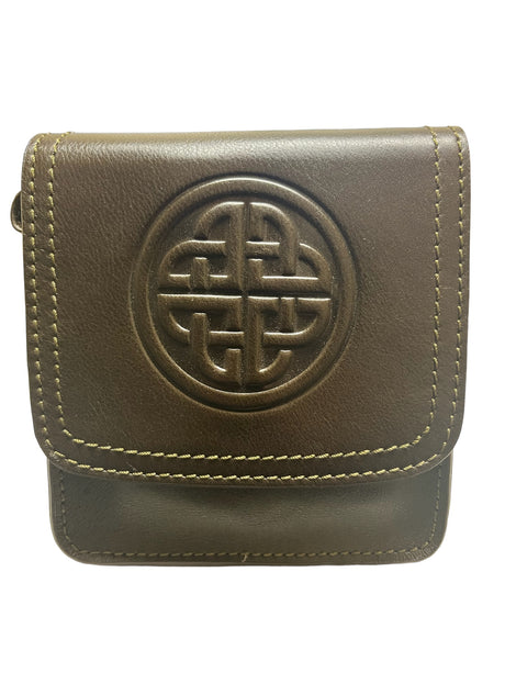 Celtic Knot Women's Leather Shoulder Bag