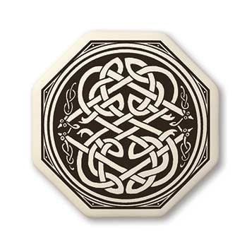 Serpent Porcelain Pendant