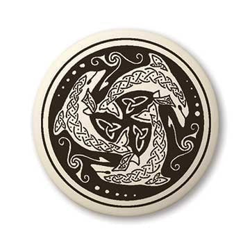 Nehalennia Porcelain Pendant