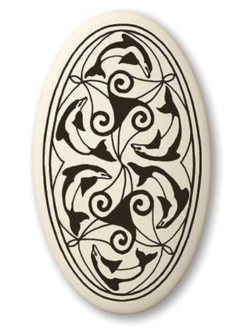Nehalennia Porcelain Pendant