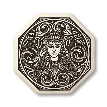 Brigantia Porcelain Pendant