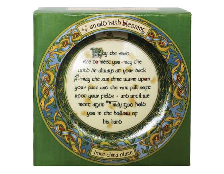 Old Irish Blessing Bone China 4" Plate