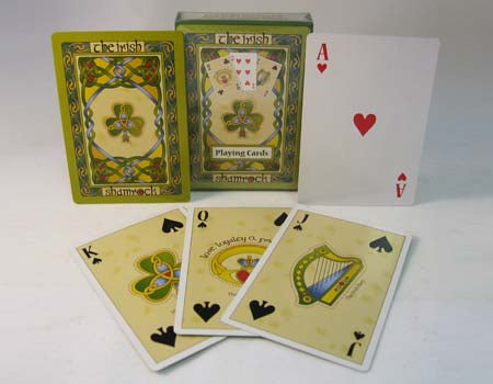 Irish Shamrock Playing Cards