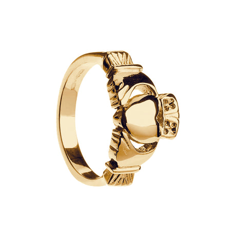 Heavy Weight Claddagh Ring For Men by Boru Jewelry