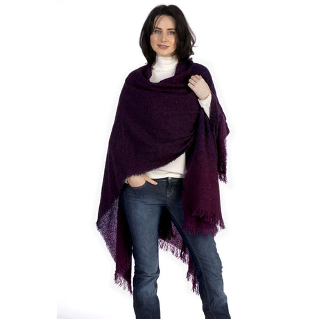Women's Lambswool Celtic Ruana