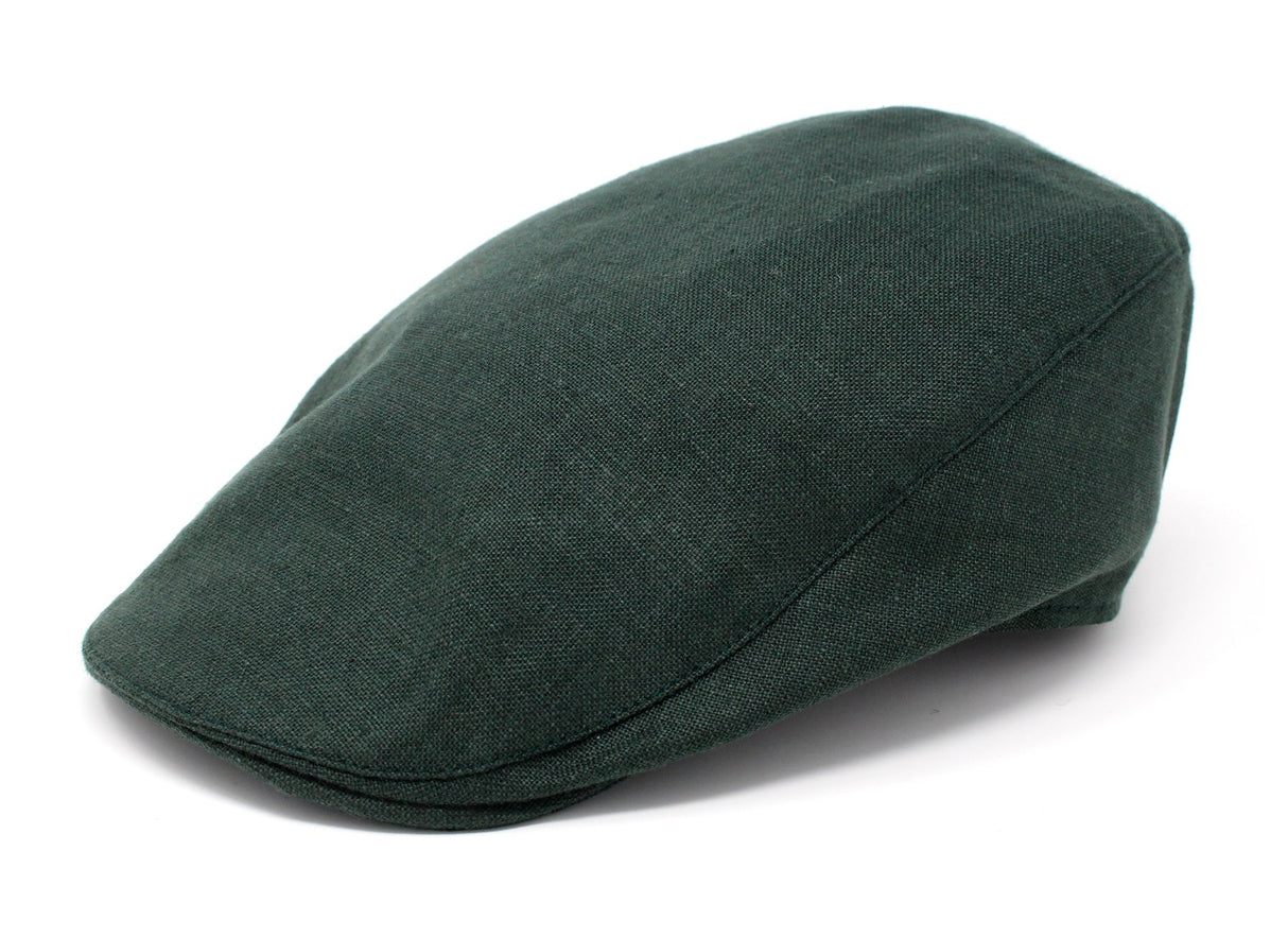 Irish Linen Donegal Touring Cap by Hanna Hats