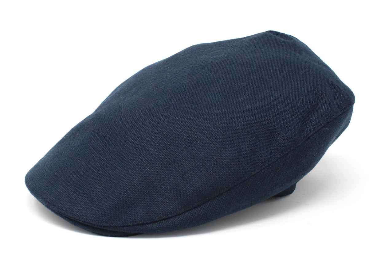 Irish Linen Donegal Touring Cap by Hanna Hats
