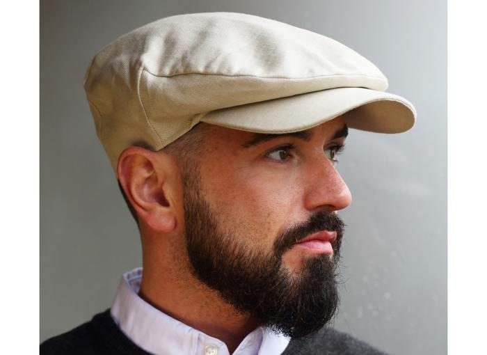 Irish Driving Cap - Linen