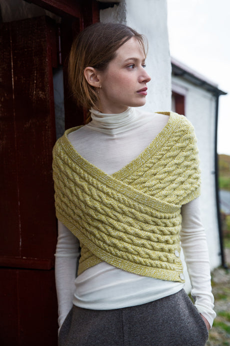 Women's Outlander Style Merino Wool and Cashmere Wrap