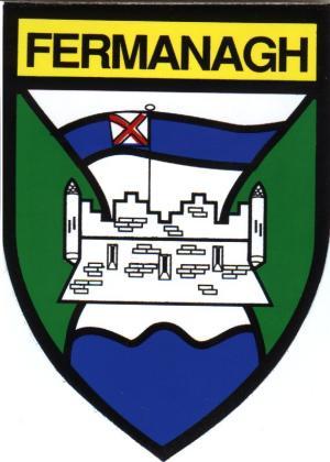Irish County Car Sticker - Fermanagh