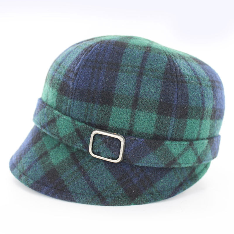 Mucros Weavers Women's Flapper Hat - Blackwatch