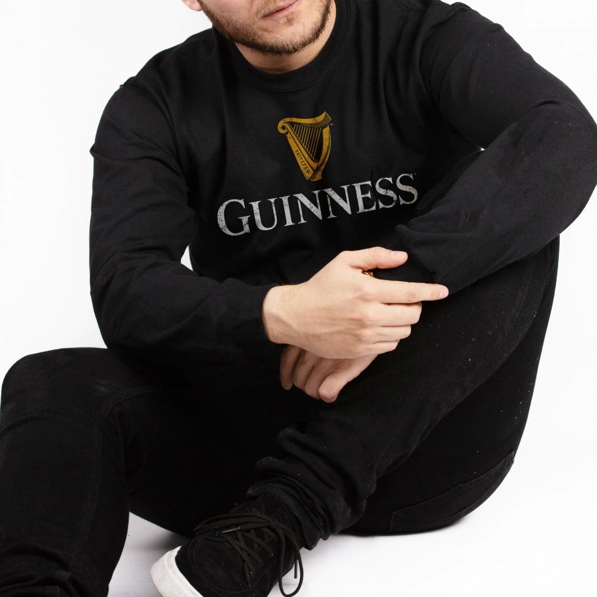 Guinness Black Long Sleeve Tee