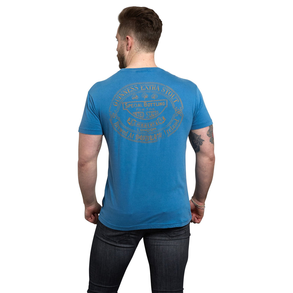 Guinness Premium Trademark Label Blue T-Shirt