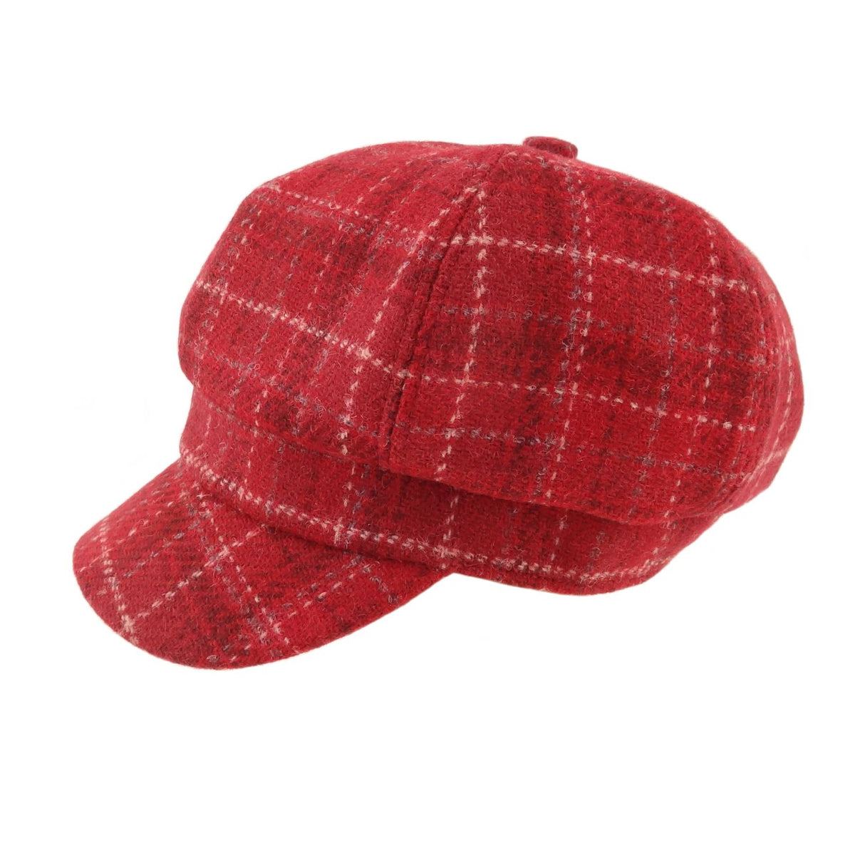 Women's Scottish Harris Tweed Newsboy Hat