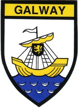 Irish County Car Sticker - Galway