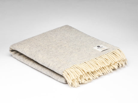 Irish Merino Wool Herringbone Throws
