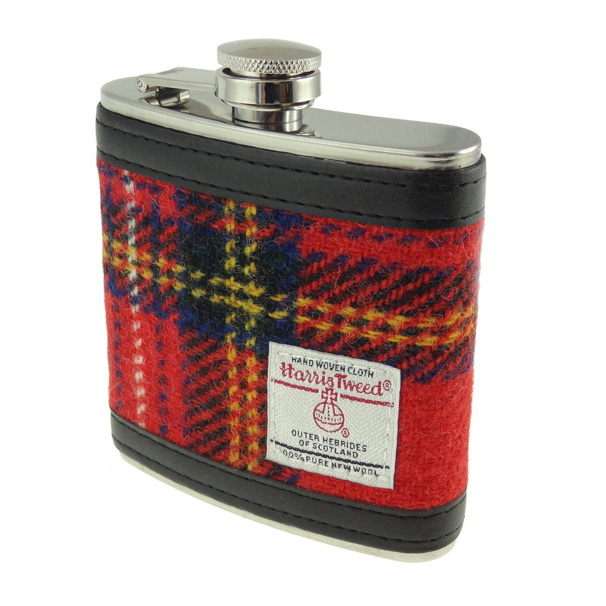 6oz Harris Tweed Hip Flask by Glen Appin