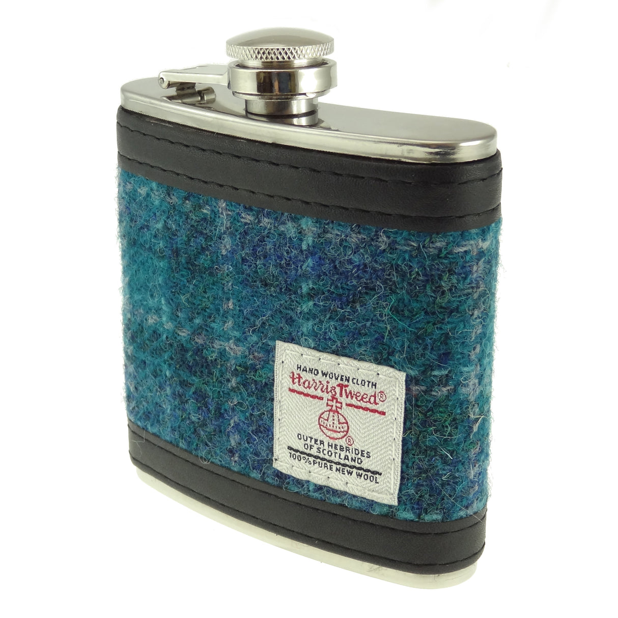 6oz Harris Tweed Hip Flask by Glen Appin