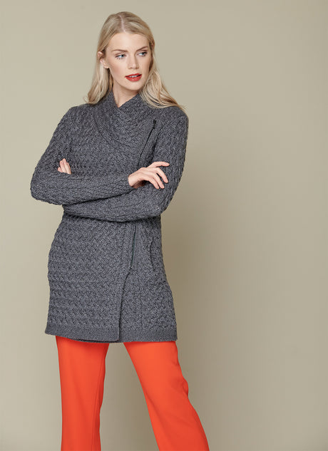 Kinsealy Trellis Biker Coat