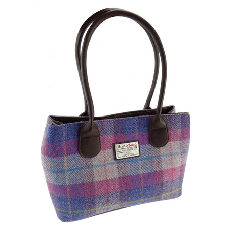 Classic Harris Tweed Handbag By Glen Appin - Cassley LB1003