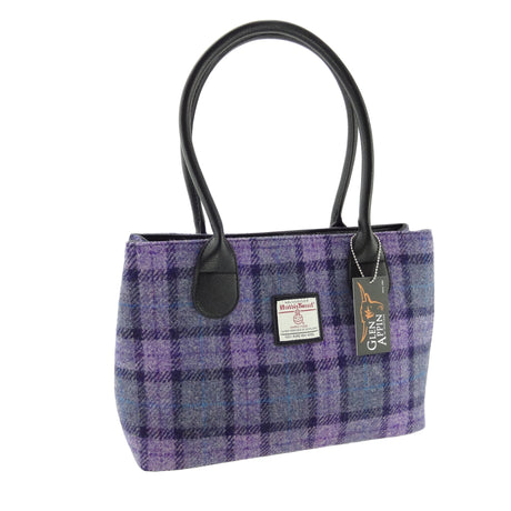 Classic Harris Tweed Handbag By Glen Appin - Cassley LB1003