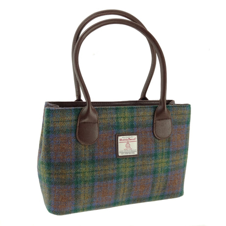 Classic Harris Tweed Handbag By Glen Appin - Cassley LB1003