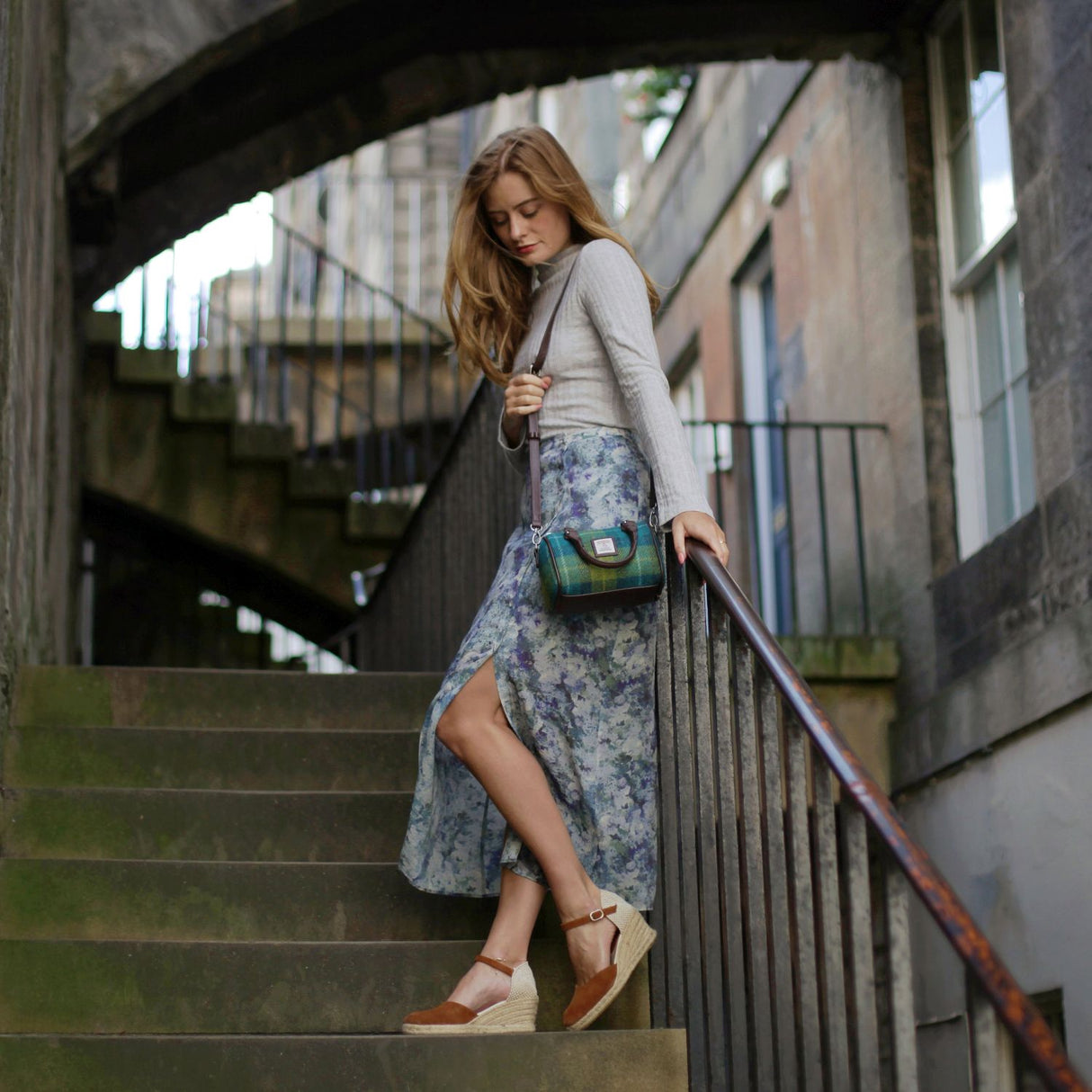 Harris Tweed Mini Bowling Bag