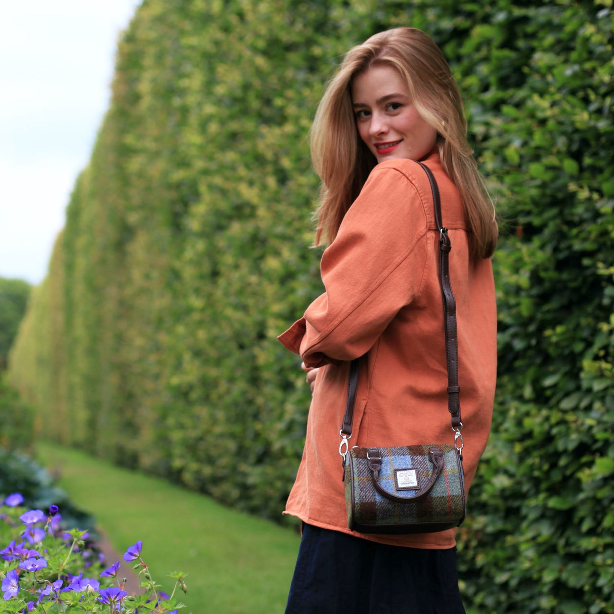 Harris Tweed Mini Bowling Bag