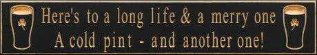 Irish Sayings Carved Wood Pub Signs