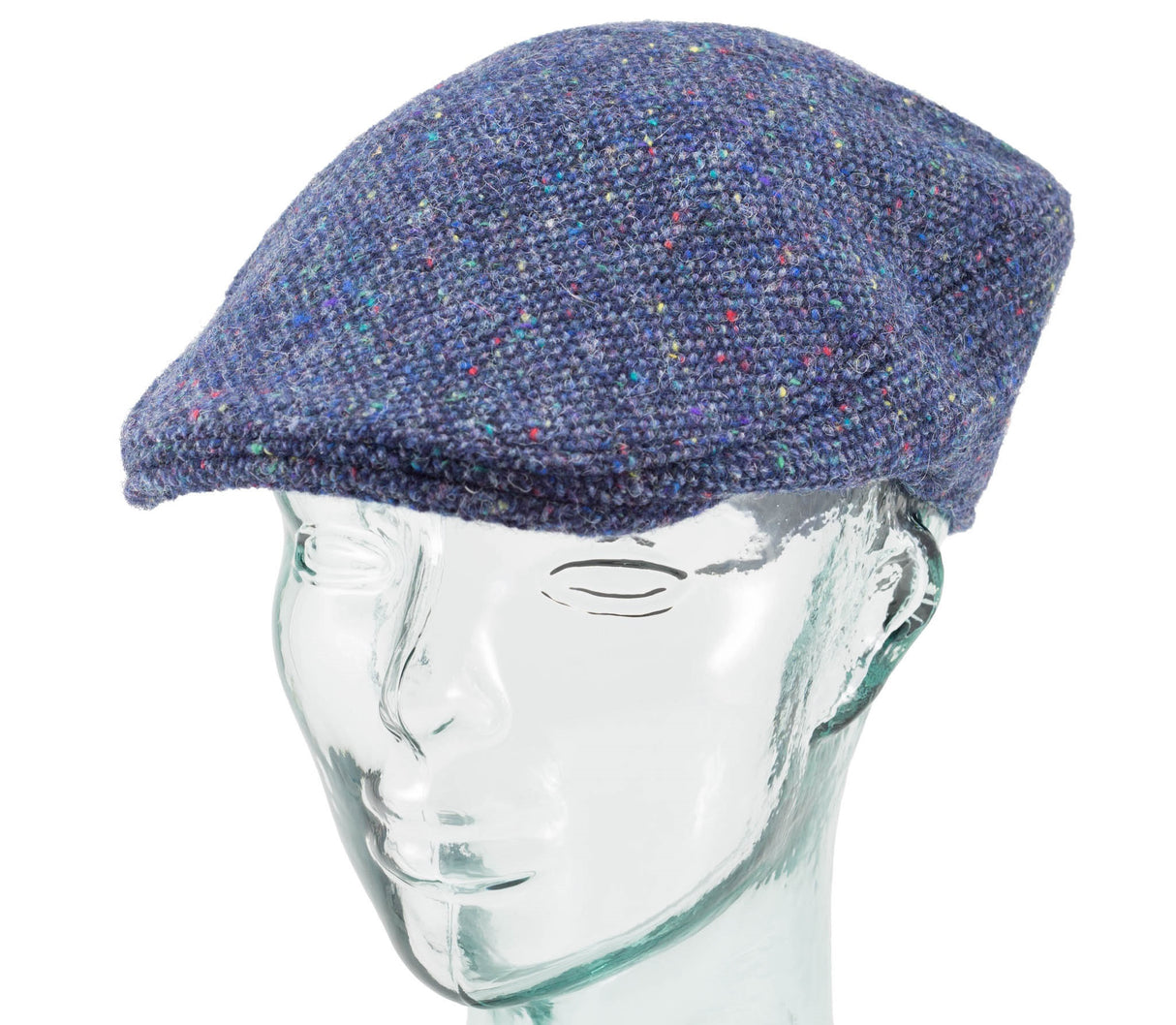 Blue Donegal Tweed - Donegal Touring Cap