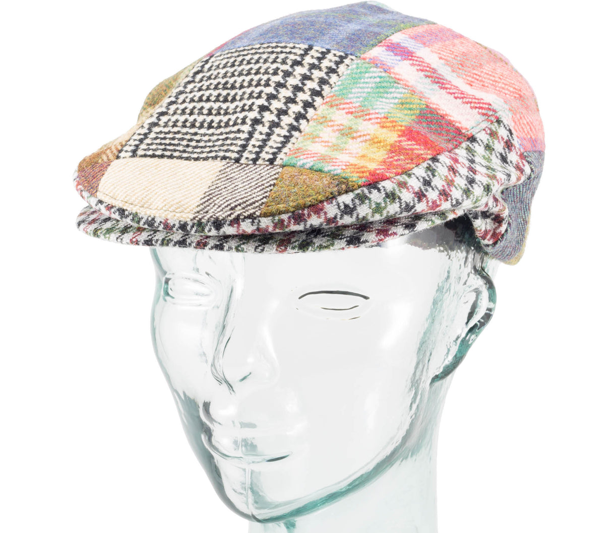 Vintage Style Bright Patchwork Cap