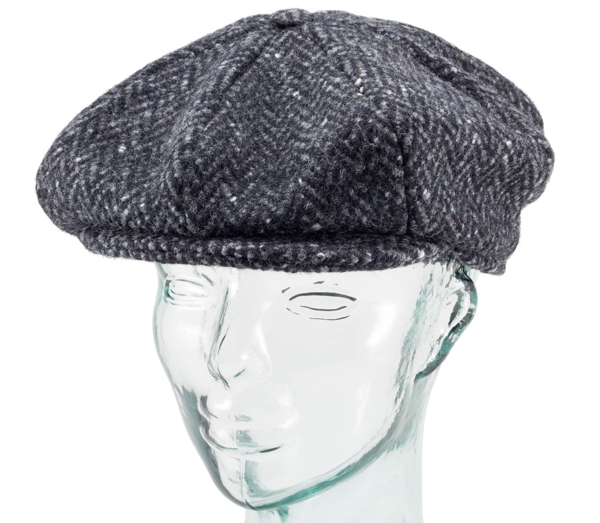 Handwoven Tweed - Eight Piece Cap