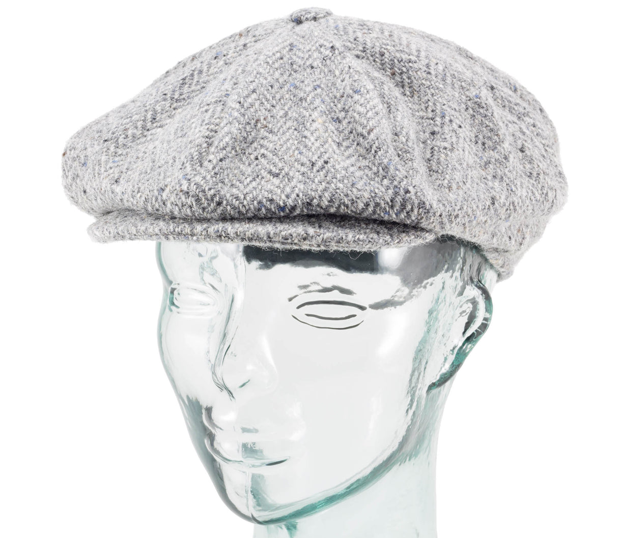 Handwoven Tweed - Eight Piece Cap