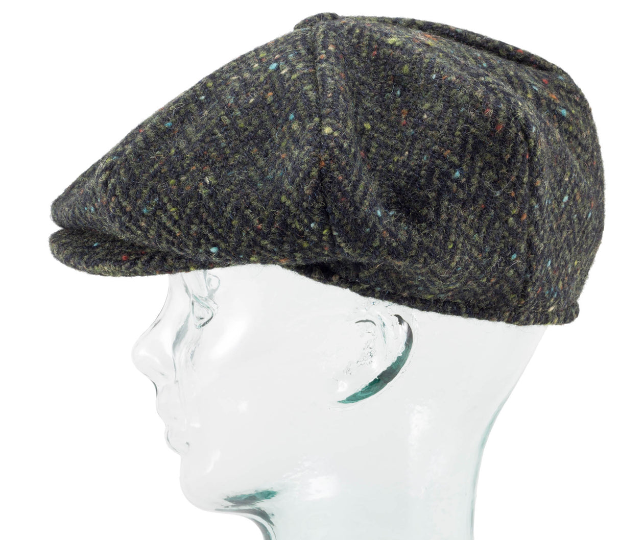 Handwoven Tweed - Eight Piece Cap