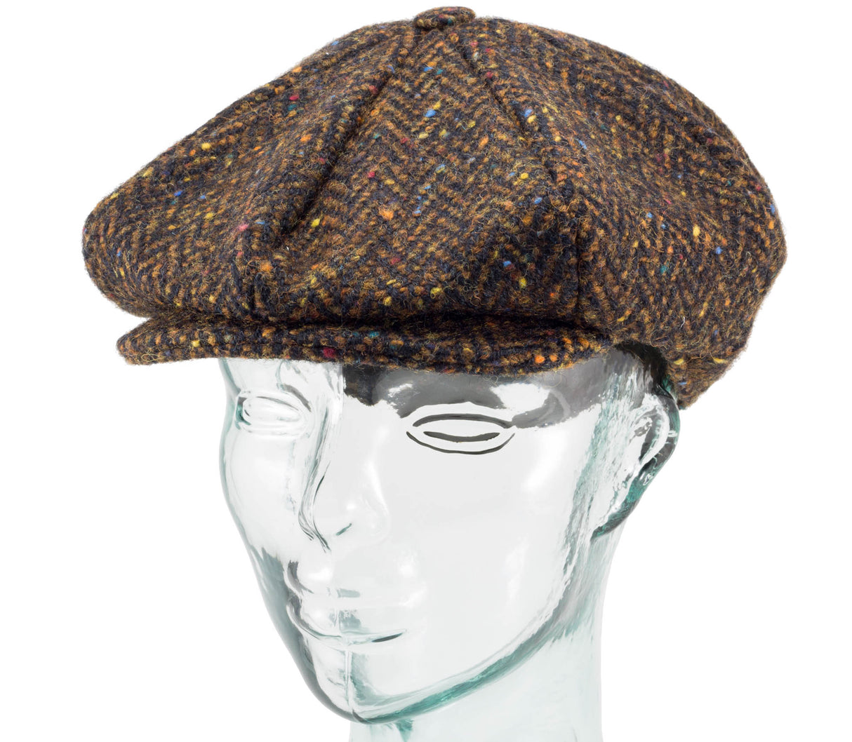 Handwoven Tweed - Eight Piece Cap