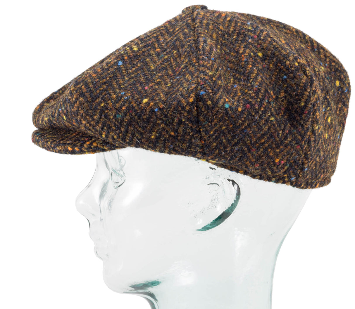 Handwoven Tweed - Eight Piece Cap