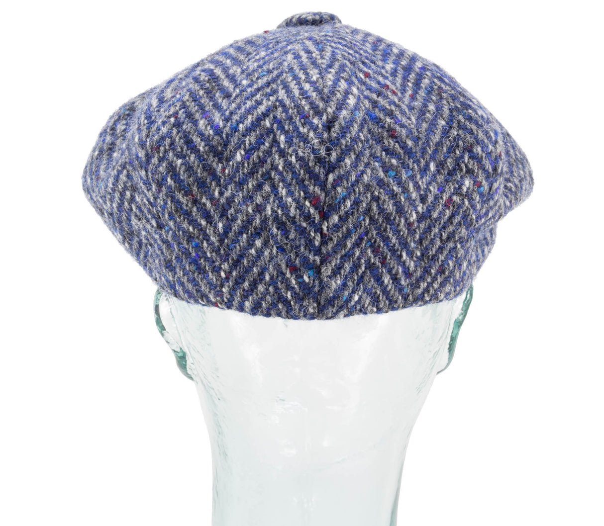 Herringbone Tweed - Fitted Newsboy Cap by Jonathan Richard